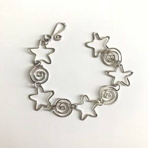 Jenni K. Stars and Swirls Sterling Silver Bracelet